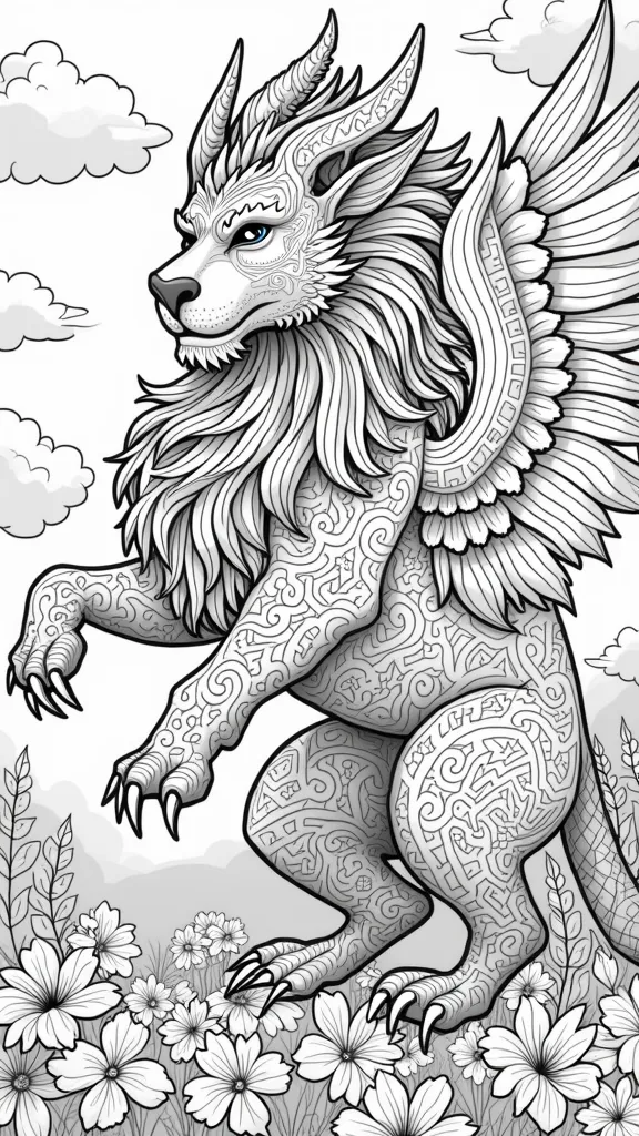 beast coloring pages